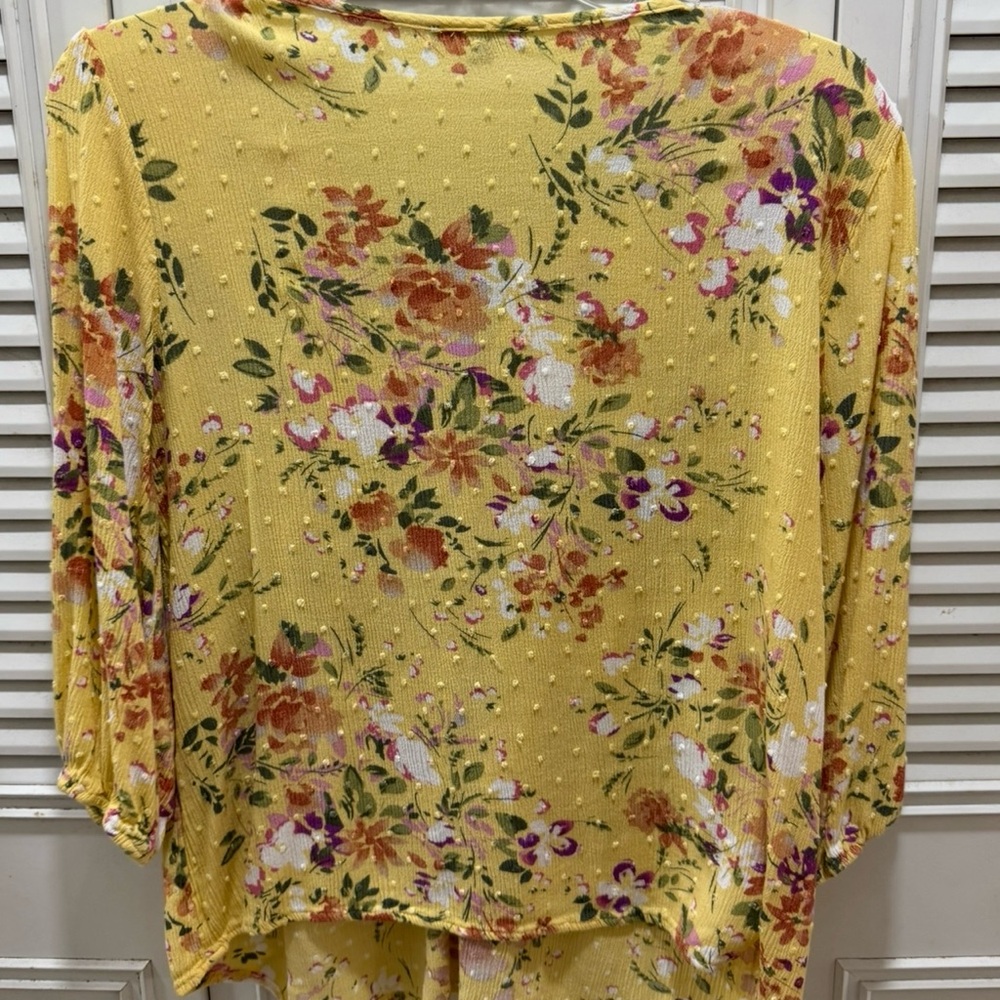 Papermoon Yellow Floral Blouse